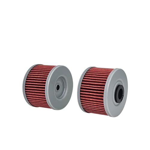 Image of 2 Universal 112 Oil Filter Compatible with Kawasaki KLX 110 110L 125 140 150 230 250 300 450 Z125 Z250 KL250 KSR110 BX250 Polaris Outlaw Predator 500 Suzuki DR-Z110