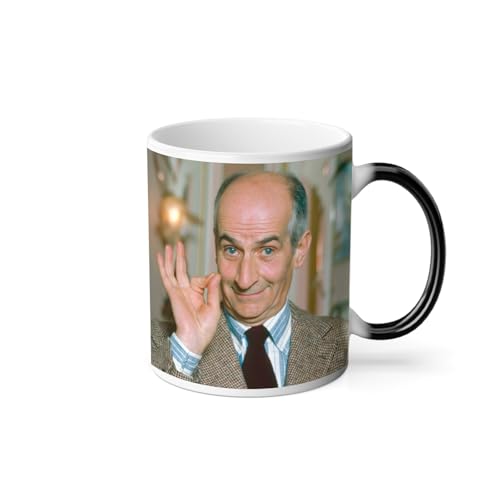 Mug Thermo-réactif Tasse Magique - Louis De Funes Acteur Francais Comedie - 325 ml – vue 5