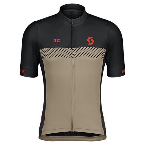Scott RC Team Fahrrad Trikot kurz Toast beige 2025: Größe: XL (54/56)