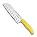 Produktbild Victorinox, Swiss Classic, Profi Santokumesser, Extra Scharfe Klinge, Kullenschliff, 17 cm, Robuster Kunststoffgriff, Rostfreier Stahl, gelb