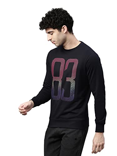 Image of Proline Men's Cotton Blend Round Neck Pullover Sweater