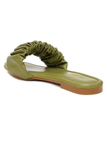 Image of Women's Radiant Flat Sandals Lightweight & Flexible Comfortable Design Anti-Skid Sole Versatile Style For Girls /Ladies