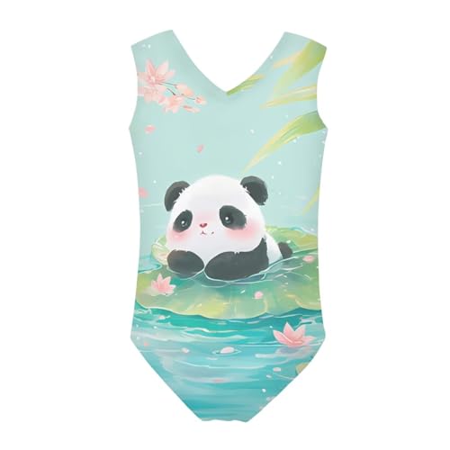 Image of Biyejit Girls Leotards Dance Sport Wear Gymnastics One-Piece Swimwear for Kids 3-14 Years