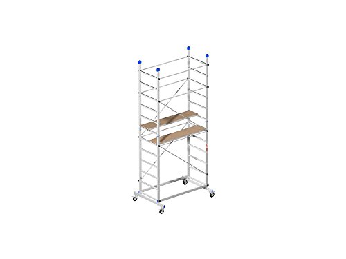marchetti scalificio ponteggio alluminio zeus h 3,60 completo 2 semiripiani