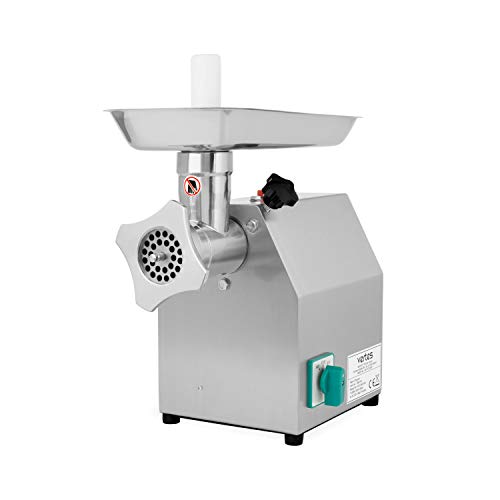 vertes Fleischwolf Fleischmaschine Faschiermaschine Elektrisch, Edelstahl (1100W, 220 kg/h, Größe 12, Professionell für…