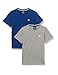 Produktbild Champion Jungen Legacy Classic C-Logo T-Shirt, Helles Heather Grey und Blau, 5-6 Jahre (2er Pack)
