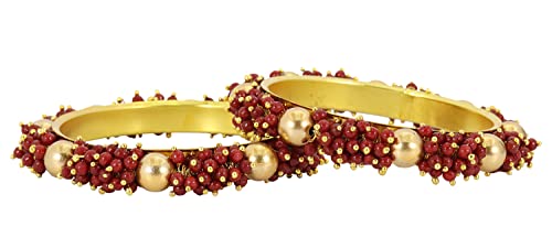 Image of NMII Metal and Zircon Studded Kadaa set for Women /Girls