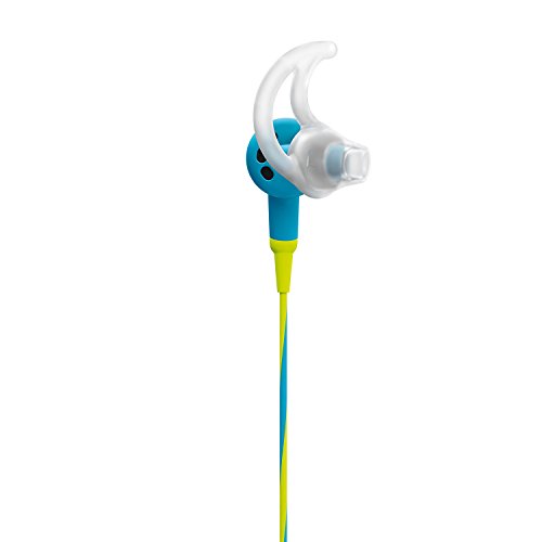 Image of Bose SoundSport in-Ear Headphones for Apple Devices - Neon Blue, Sweat-Resistant, Inline Mic /Remote (Renewed)