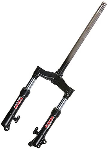 La forchetta è una EBR con olio forcella telescopica, i tubi di immersione ammortizzate sono alto. Ha in questa installazione la prima volta nelle grandi Gilera Runner con quattro velocità motore (VX 125 e VXR 180/200) per l' uso.