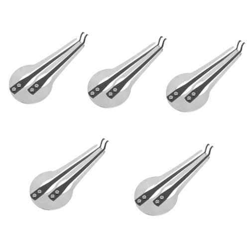 Abaodam 5pcs National Harp Instrument Lightweight Metal Jews Harp Beautiful Sounds