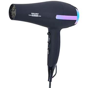 Secador Mallory Turbo Rainbow com Kit Difusor - 127V