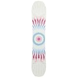 Nivel: Intermedio Rossignol Meraki - Tabla de snowboard para mujer, talla 150, color blanco
