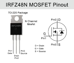 TEKLIGHT IRFZ 48N - IRFZ48N MOSFET IRFZ48N HEXFET Power N-channel - Foto 7