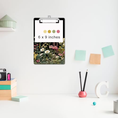 Image of Small Plastic Clipboard 6 x 9 in, Standard A5 Size Fashion Clip Board