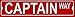 SMART BLONDE Captain Way Metal Novelty Street Sign K-444
