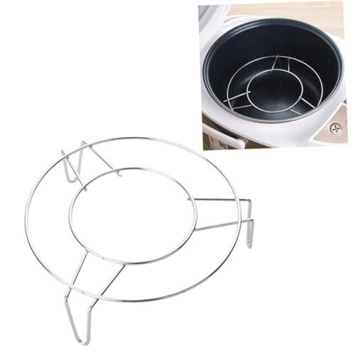 Alipis Soporte de Estante de Inoxidable con Patas para Cocción y Cocción al Vapor
