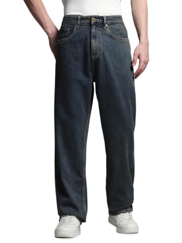 Image of Jack & Jones Men's Loose Fit Jeans | High Rise | Jeans for Men