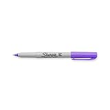 Sharpie Permanent Markers, Ultra Fine Point, Single, Ultra Violet (1927343)