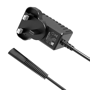 12V Fit for Braun-Shaver-Charger Cable UK Plug Series 9 5 3 7 6 S3 S5 Pro Beard, Silk-épil 5/7/9 5544 XT5 Electric Wet & Dry All in One Epilator Power Safety Replacement