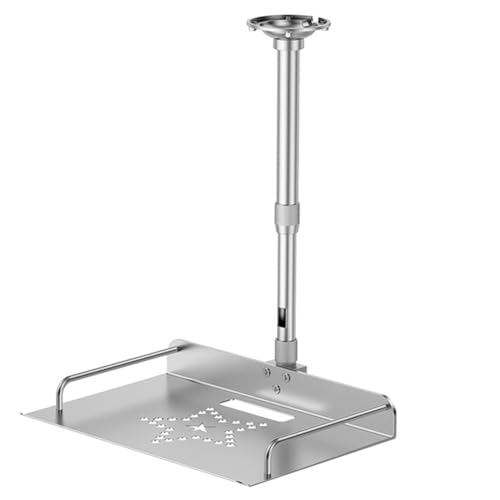 Soporte de techo con bandeja metálica ventilada y estante con ajustable