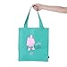 BT21 COOKY Character Cute Reusable Grocery Shoulder Tote Bag for Women, Green
