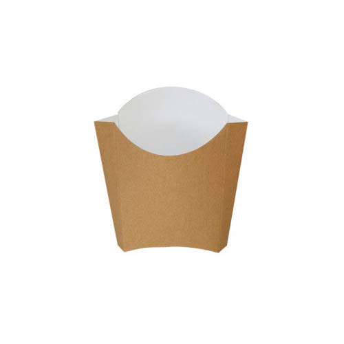 Packung mit 200 Taschen Frittierkegel aus recyceltem Karton (165 gr)