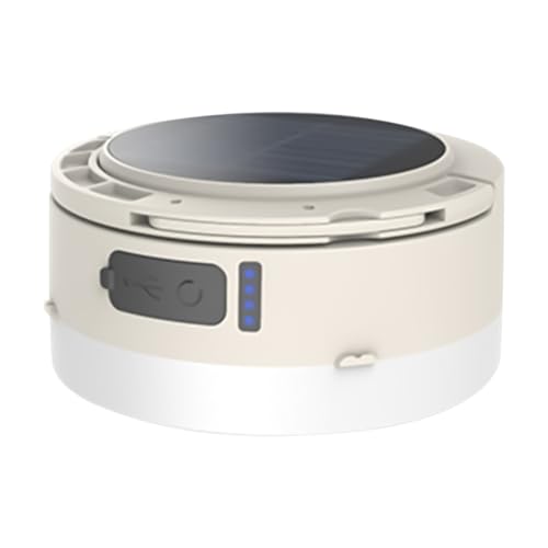 Farol solar de camping, luces solares para exteriores, portátil, resistente a la intemperie, eficiente energéticamente, brillante, larga vida útil, 8 modos, para aventuras al aire libre, iluminación