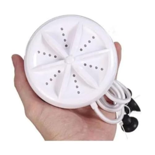 Mini Maquina de Lavar Roupa Portátil Ultrasonica USB 10cm