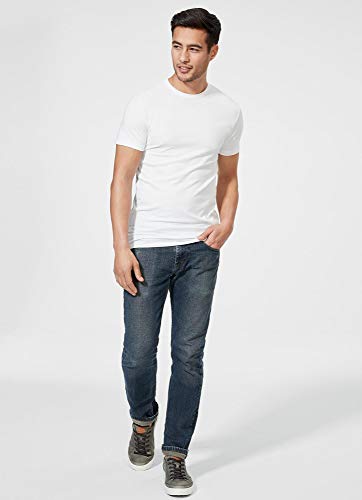 Image of Jockey Men's Undershirt Slim Fit Cotton Stretch Crew Neck Undershirt - 2 Pack