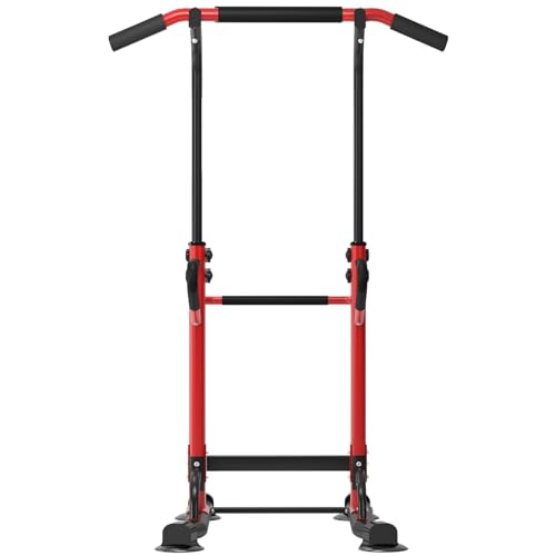 image for DlandHome Power Tower Dip Station Pull Up Bar Multi-Function Strength 