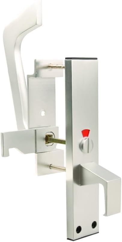 Deals in DIY Disabled Toilet Handle Facility Indicator Lock Bolt Set for Sliding or Hinged Door SAA Finish