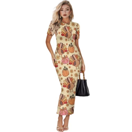 Image of Womens Short Sleeve Jamaican Flag Midi Bodycon Dress