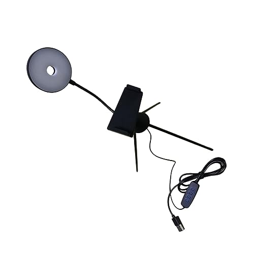 NAMOARLY Djustable 3- Led Fill Light Tripod Rotatable Base for Smartphone Photo/Videography