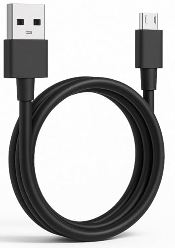 Image of Teeind Micro USB Fast Charging Cable 60W / 3A, 1 Meter Data Sync Cable 480Mbps, Quick Charge 3.0 Compatible for Android Smartphones, Tablets & Micro USB Devices - Durable Black Cable