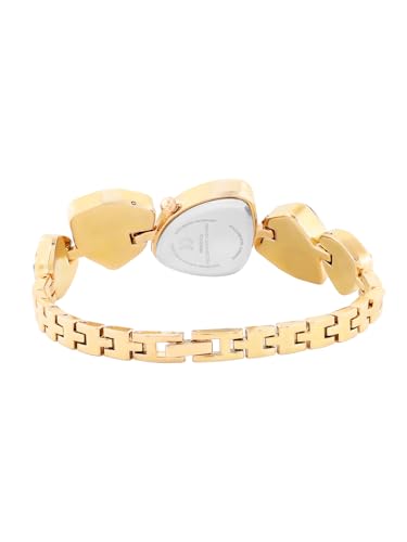 Image of French Connection Asymra Sunray Silver Dial with Crystal Bracelet Analog Watch for Women - FCN0205GM