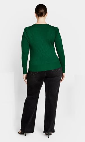 Image of City Chic Women's Plus Size Rebel Rock Sweater