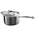 Le Creuset Casseruola a 3 Strati con Coperchio, Ø 20 cm, Acciaio Inox, Volume 3.8L, Ottimale per Tutte le Fonti di Calore, Induzione Inclusa