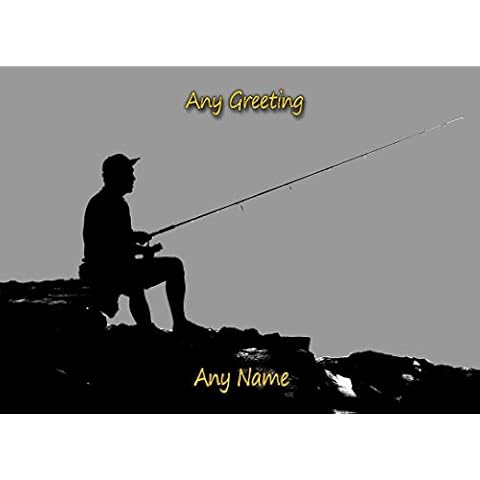 Personalised Fishing Greeting Card for Any Occasion Cover