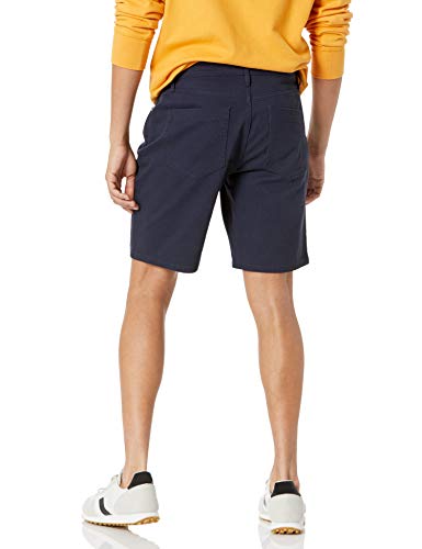 Amazon Essentials Men's Straight-Fit 7" Inseam Stretch 5-Pocket Twill Shorts, Midnight Blue, 36 - image 2