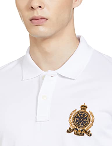 Image of Max Men Cotton Number Sleeve Slim Fit Polo