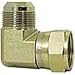 Imperial 97221 Steel Swivel Nut 90 Degree Elbow Fitting, 1", Per Package-2
