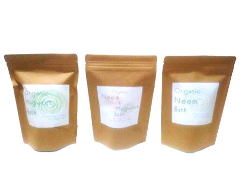 Organic Neem Bath 15pc/ミラクルニーム風呂 15パック アーユルヴェーダ 妊活 温活 ハーブ風呂 入浴剤 薬湯