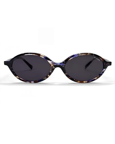 Oval Sunglasses for Women, Acetate Trendy 90s Cat Eye Sunnies with Chic Lightweight Frame and UV400 Protection2