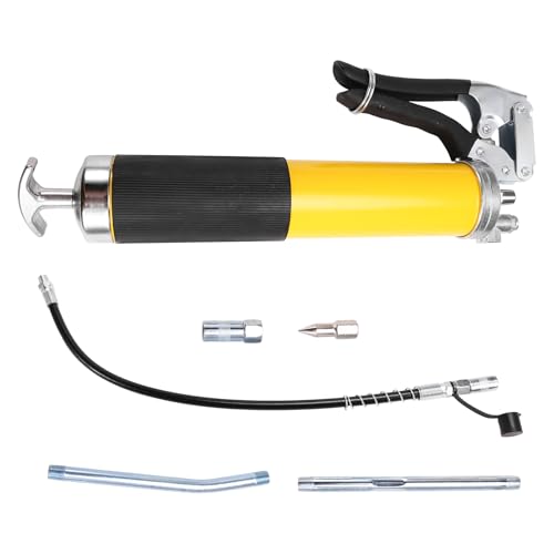 Peowuieu Engrasador Manual de Alta Potencia de 8000 PSI con Manguera Flexible de 18 Pulgadas
