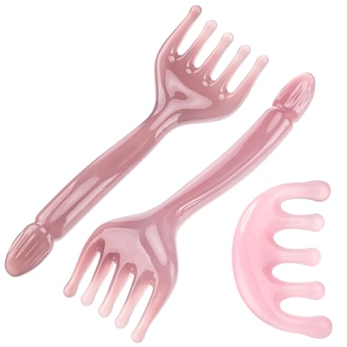 3 Pack Head Massager Scalp Comb Resin Scalp Stress Relax Tool for Christmas, Birthday, Mother’s Day, Father’s Day
