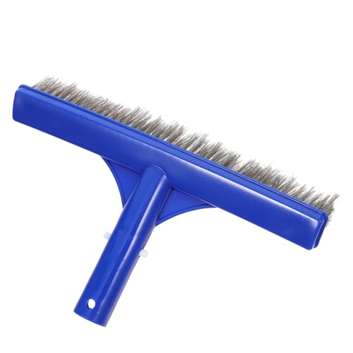 SEWOART Swimming Pool Brush Heavy Duty Metal Brush Easy Storage Comfortable for Long Use