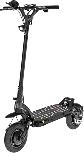 Minimotors - Dualtron Forever Elektroroller für Erwachsene - 60 V, 18,2 Ah, 450-W-Motoren, Reichweite bis zu 50 km, 20 km/h, schnell, leistungsstark und komfortabel, Schwarz