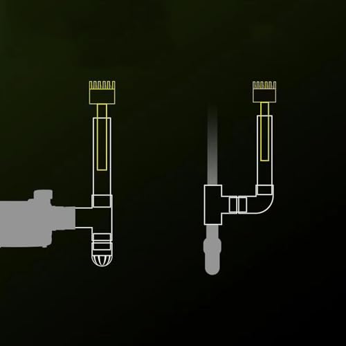 Image of Aquatic Lily Pipe Accessories with Surface Skimmer Water Oil Clean Tool Inflow Outflow for Aquarium Planted Tank Filter for 13mm for 12 /16mm(1 /2 inch ID) Tube