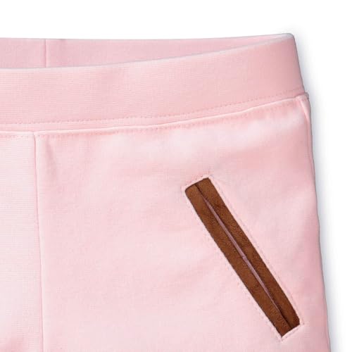 Image of Hope & Henry Girls' Ponte Riding Pants, 8, Light Pink