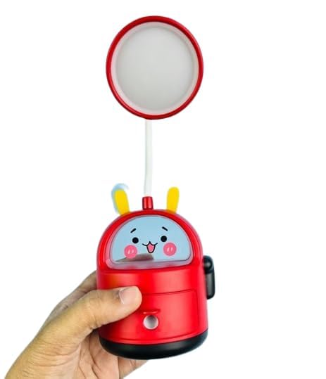 2 in 1 Table Lamp - Cute Animal Design, Study Desk LED Lamp with Sharpener, Colorful Night Light, Tow Step LED Light for Study Room/Home, Office-image-43